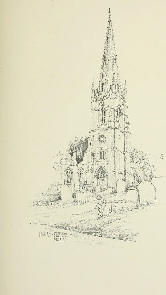 An illustration from An architect's sketch book, 1912, leaf 68