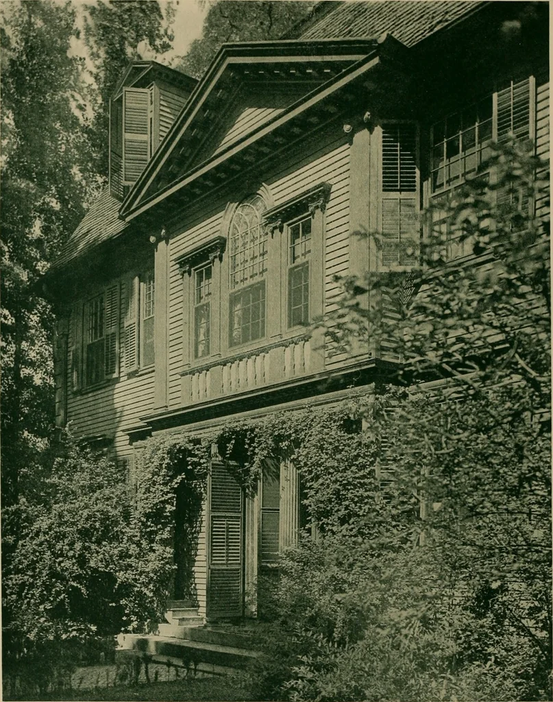 An illustration from An architectural monograph devoted to a comparative study of a group of early American doorways, Part Two: Porches, 1921, leaf 3