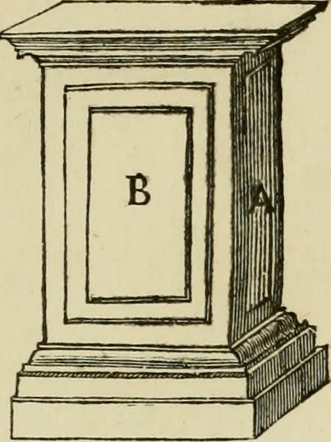 An illustration from Architectura, 1825, leaf 366