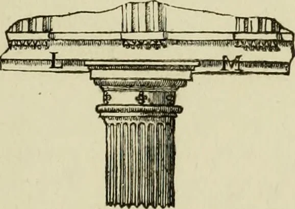An illustration from Architectura, 1825, leaf 368