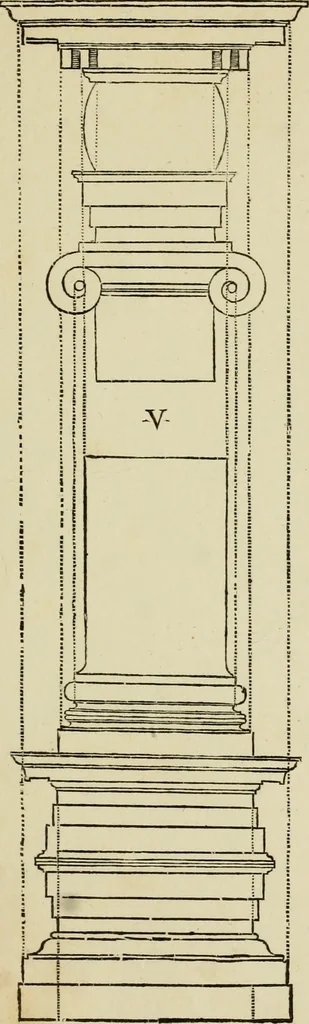 An illustration from Architectura, 1825, leaf 396