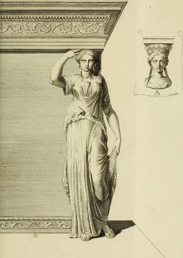 An illustration from Architectura, 1825, leaf 344