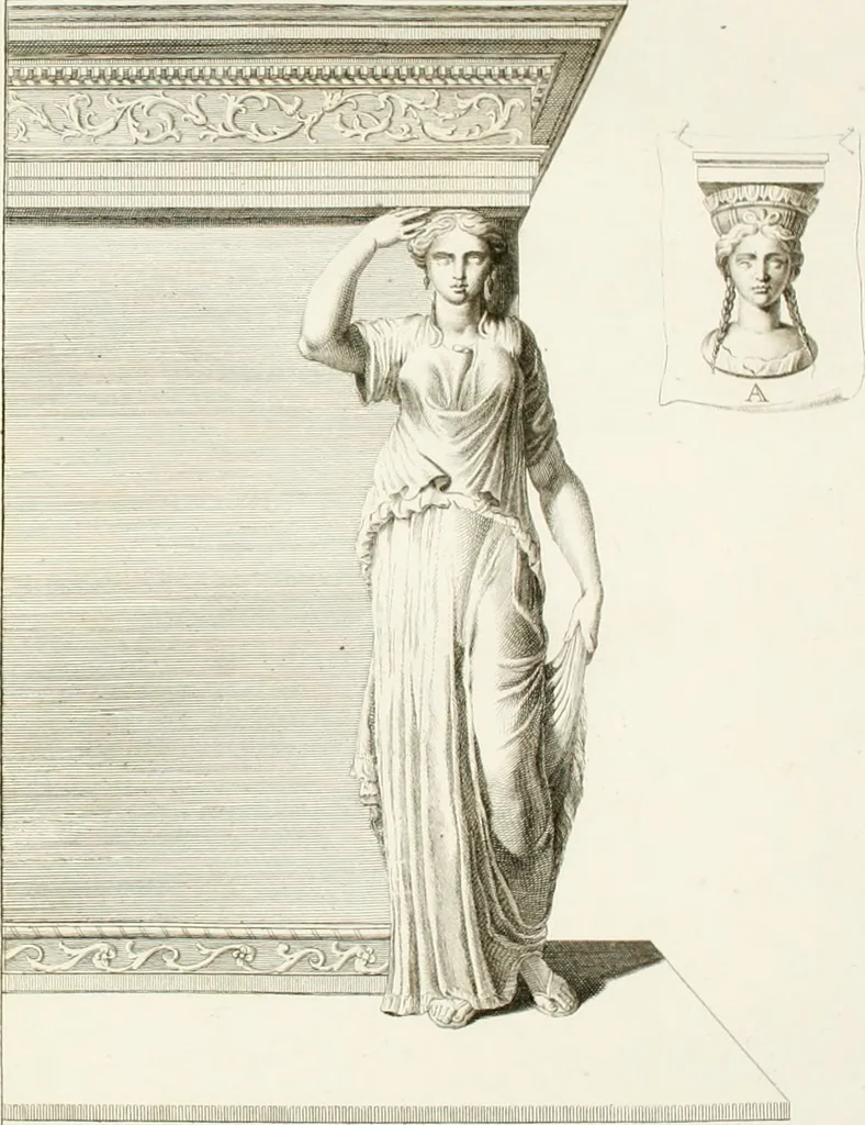 An illustration from Architectura, 1825, leaf 345