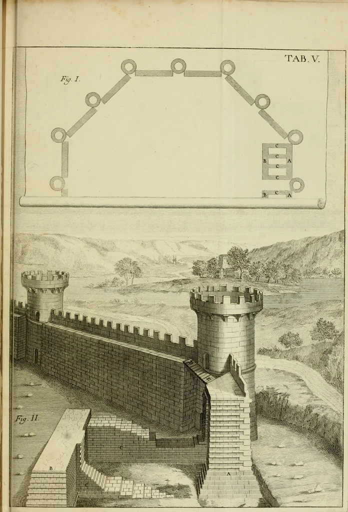 An illustration from Architectura, 1825, leaf 352