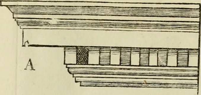 An illustration from Architectura, 1825, leaf 364