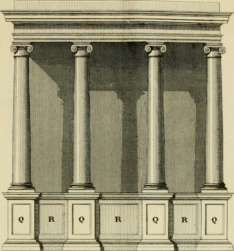An illustration from Architectura, 1825, leaf 316