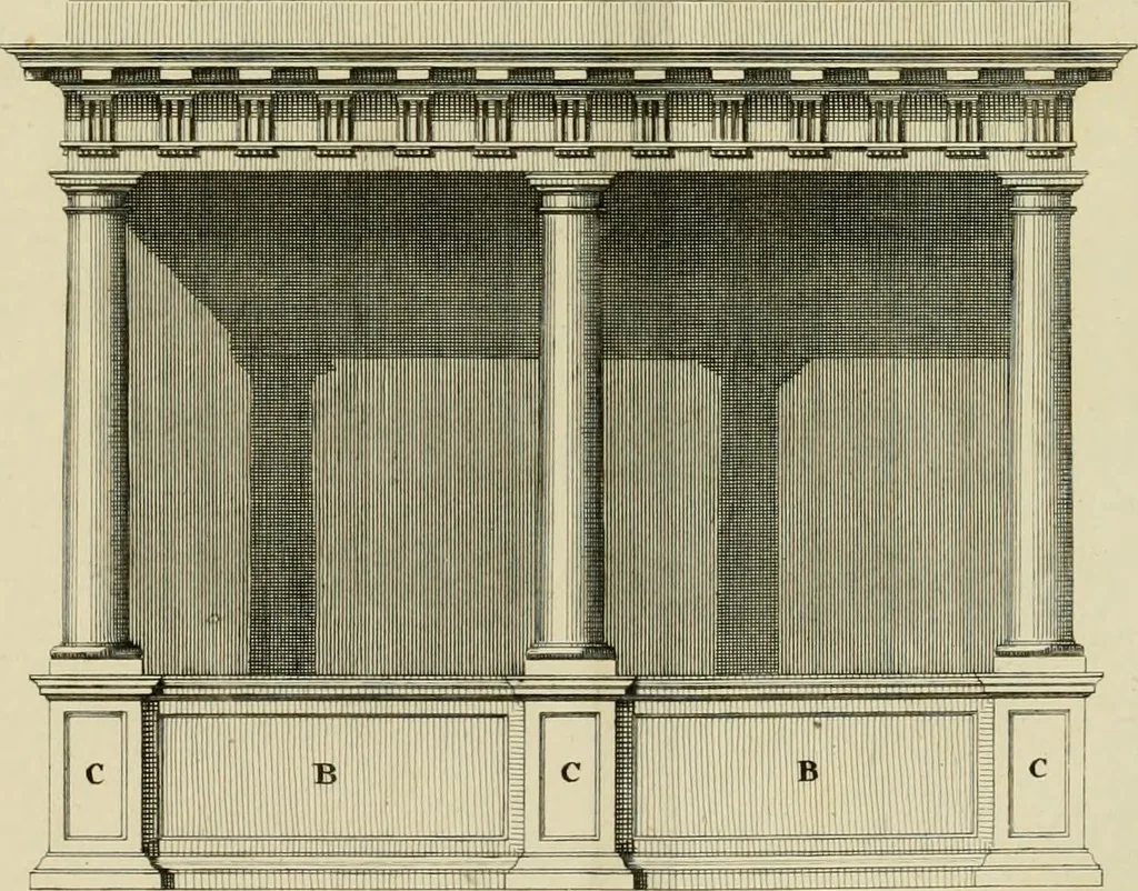 An illustration from Architectura, 1825, leaf 316