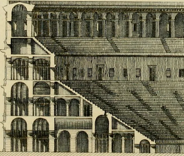 An illustration from Architectura, 1825, leaf 326