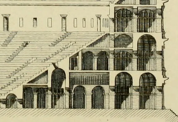 An illustration from Architectura, 1825, leaf 326