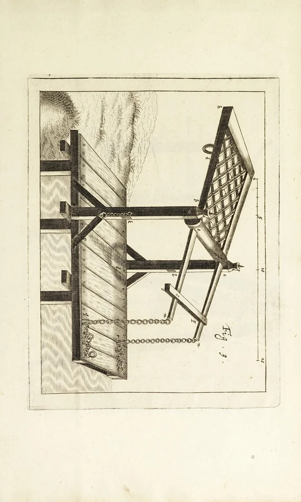 An illustration from Architectura chivilis : vertoonede verscheyde treffelijke cappen soo van toorens, kercke, als mede veelderhande voorname huysen, etc. : en eenige wenteltrappe dienstigh voor alle lief-hebbers en leerlingen van de bouw-konst, 1670, leaf 89