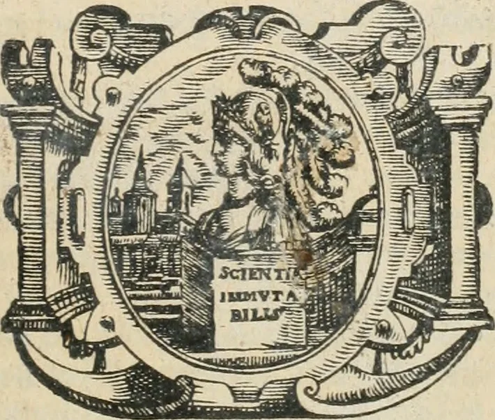 An illustration from Architectura civilis nova & antiqua : das ist von den fünff Säulen zu der Baukunst gehörig, wie dieselbige vom Vitruvio, Archimede, und andern alten Meistern auss rechtem fundament in gewisse Lehrsätz und Regeln abgefasset und begriffen ..., 1663, leaf 6