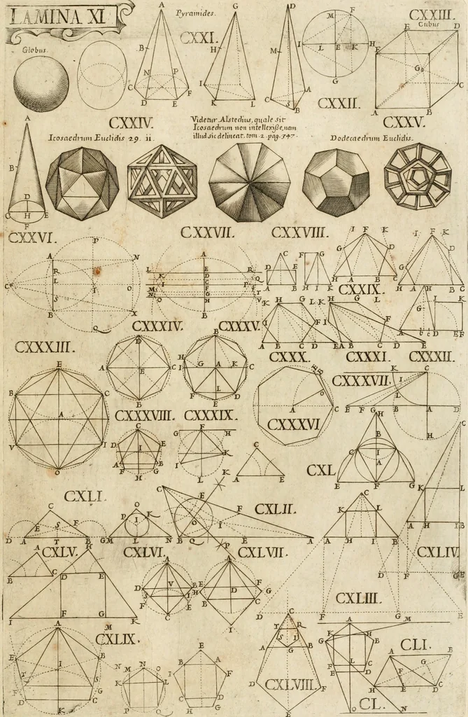 An illustration from Architectura civil recta y obliqua : considerada y dibuxada en el Templo de Ierusalen ... promovida a suma perfeccion en el templo y palacio de S. Lorenço cerca del Escurial ..., 1678, leaf 650
