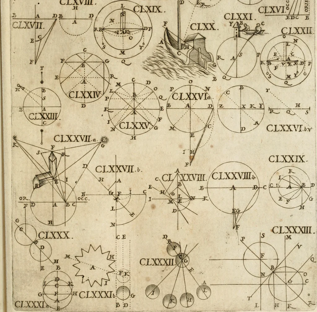 An illustration from Architectura civil recta y obliqua : considerada y dibuxada en el Templo de Ierusalen ... promovida a suma perfeccion en el templo y palacio de S. Lorenço cerca del Escurial ..., 1678, leaf 652