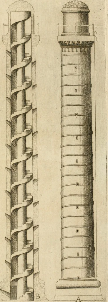 An illustration from Architectura civil recta y obliqua : considerada y dibuxada en el Templo de Ierusalen ... promovida a suma perfeccion en el templo y palacio de S. Lorenço cerca del Escurial ..., 1678, leaf 902