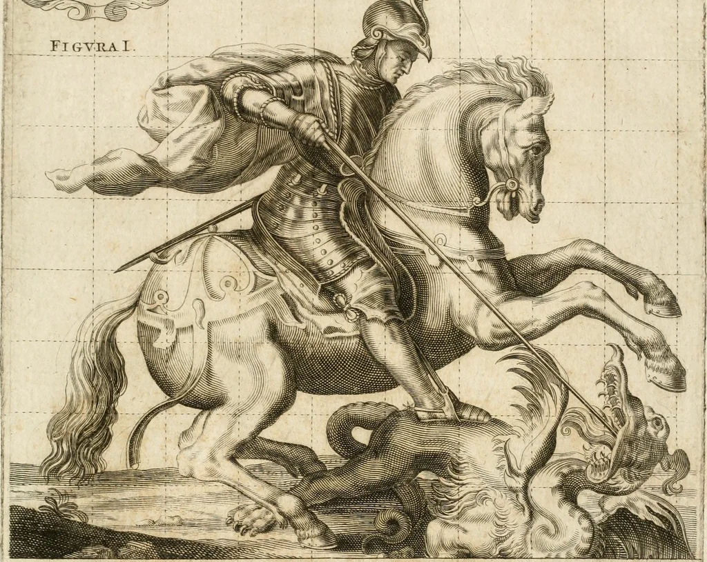An illustration from Architectura civil recta y obliqua : considerada y dibuxada en el Templo de Ierusalen ... promovida a suma perfeccion en el templo y palacio de S. Lorenço cerca del Escurial ..., 1678, leaf 912