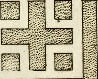 An illustration from Architectura curiosa nova, exponens 1. Fundamenta hydragogica, indolemq[ue] aquæ, aëris interventu in altum levandæ. 2. Varios aquarum ac salientium fontium lusus per varia spectatu jucunda epistomiorum seu siphonum genera. 3. Magnum amnissimorum fontium, machinarumq[ue] aquæductoriarum sumtu magno exstructarum, ac per Italiam, Britanniam, Germaniam &c. visendarum, numerum. 4. Specus artificiales sumtuosissimas, cum plerisq[ue] principum europæorum palatiis, hortis, aulis; nec non præcipuis monasteriis atq[ue] arcibus. 5. Cum auctario figurarum elegantissimarum, ad hortorum topiaria vario ductù dividenda, nec non conclavium laquearibus ac pavimentis segmentandis, itemq[ue] labyrinthis construendis, adhibendarum. Omnia 200 æri incisis... descripta, 1664, leaf 500
