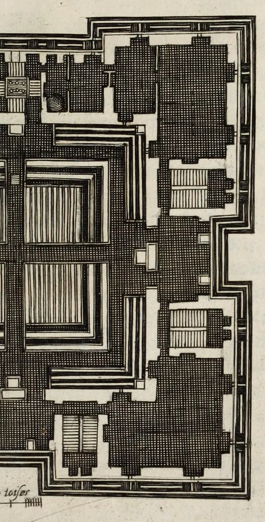 An illustration from Architectura et perspectiua des fortifications & artifices, 1602, leaf 117