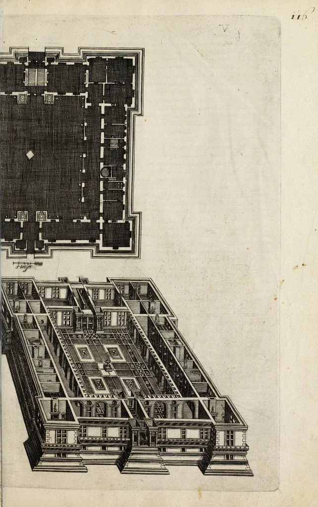 An illustration from Architectura et perspectiua des fortifications & artifices, 1602, leaf 123