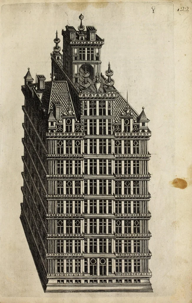 An illustration from Architectura et perspectiua des fortifications & artifices, 1602, leaf 129