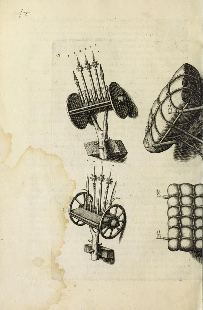 An illustration from Architectura et perspectiua des fortifications & artifices, 1602, leaf 54