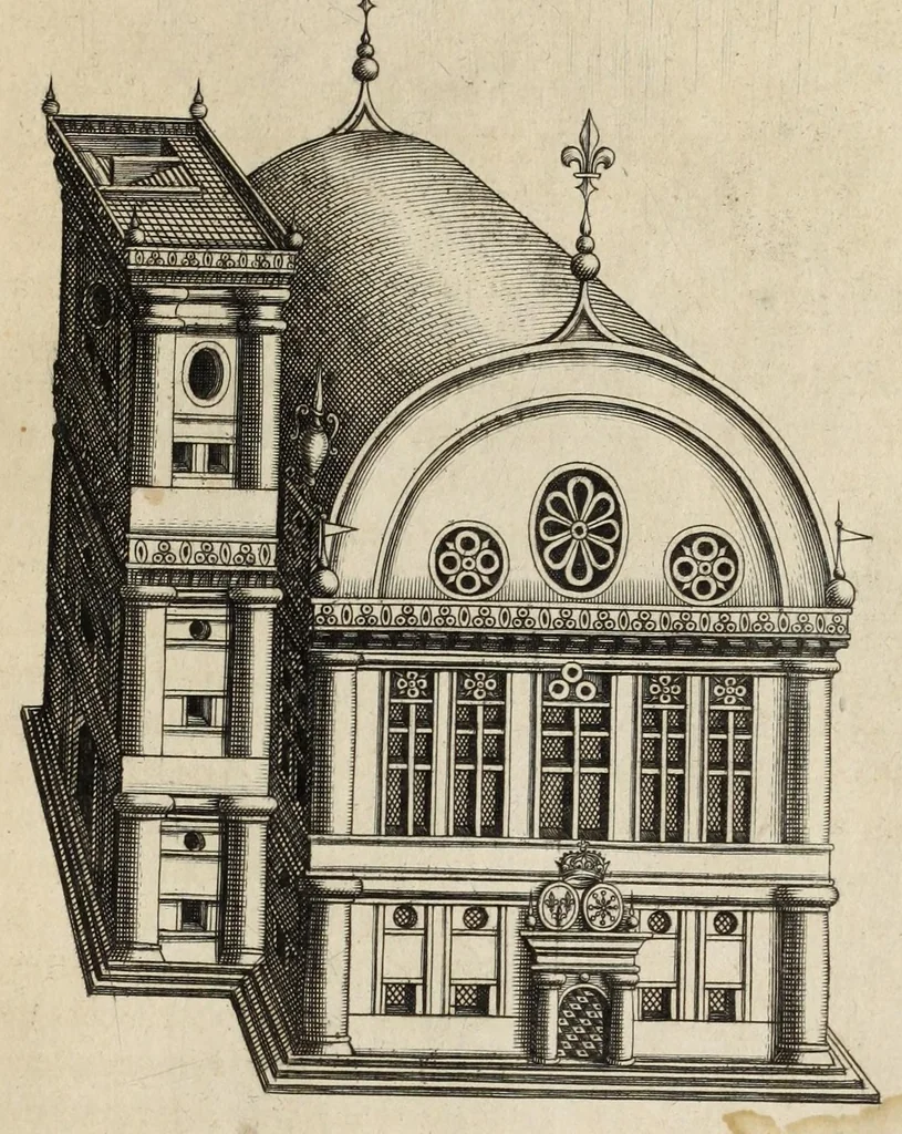 An illustration from Architectura et perspectiua des fortifications & artifices, 1602, leaf 59