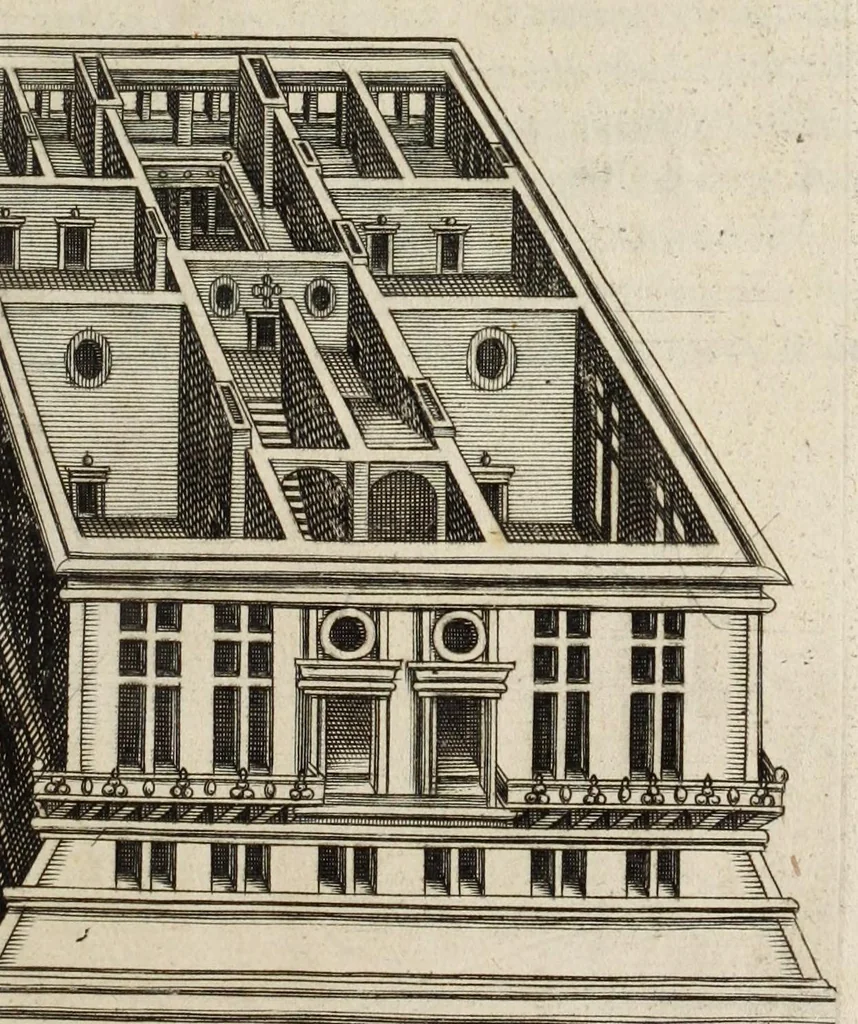 An illustration from Architectura et perspectiua des fortifications & artifices, 1602, leaf 81