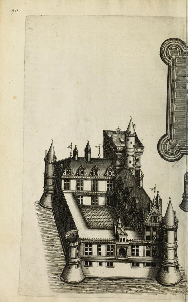 An illustration from Architectura et perspectiua des fortifications & artifices, 1602, leaf 96