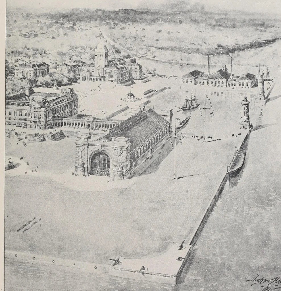 An illustration from The architectural annual, 1900, leaf 195
