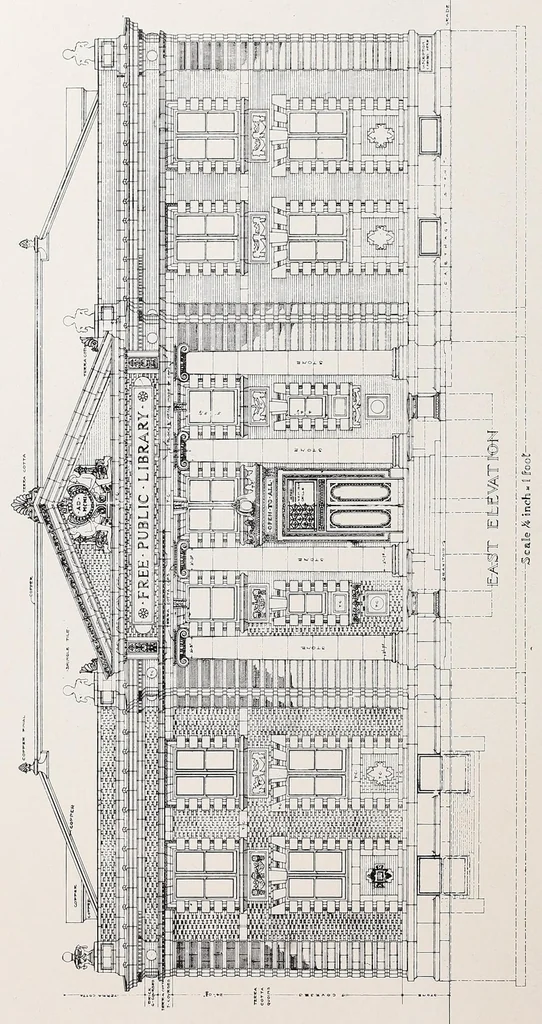 An illustration from The architectural annual, 1900, leaf 210