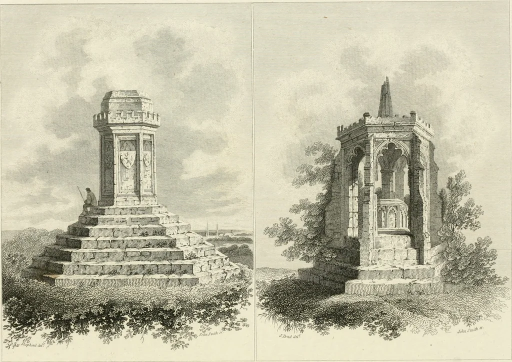 An illustration from The architectural antiquities of Great Britain : represented and illustrated in a series of views, elevations, plans, sections, and details, of various ancient English edifices : with historical and descriptive accounts of each, 1807, leaf 150