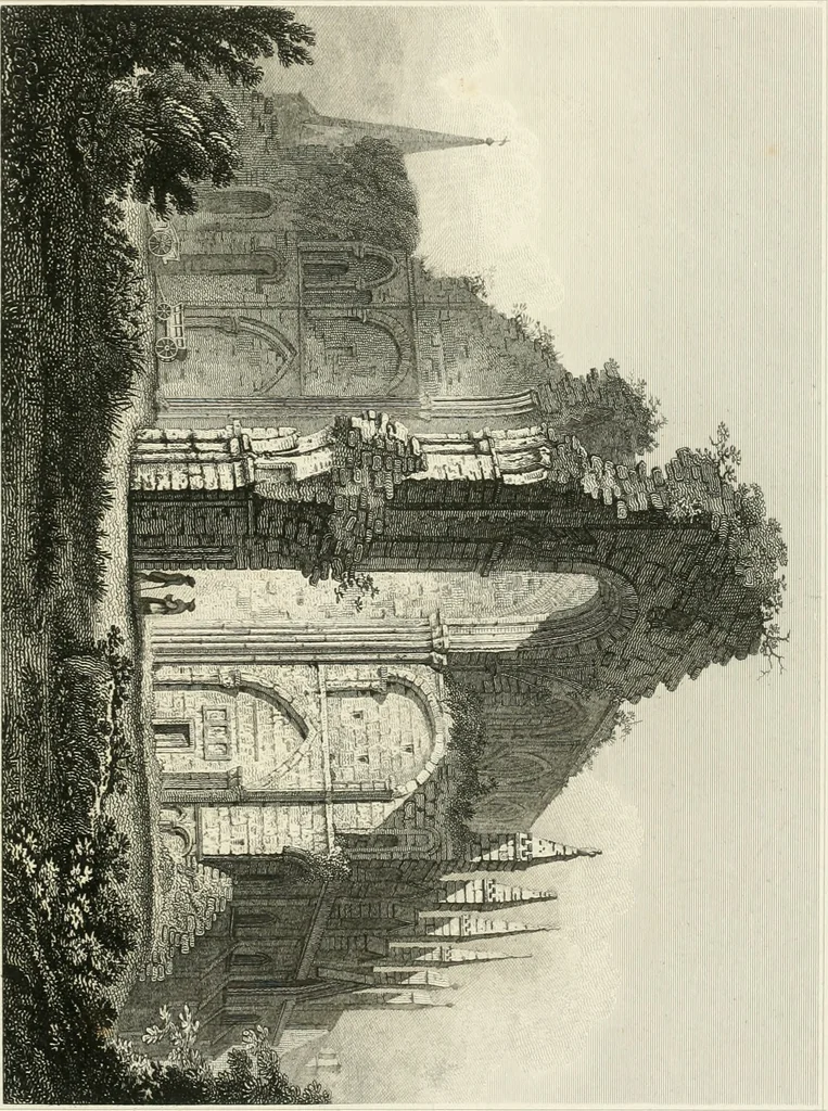 An illustration from The architectural antiquities of Great Britain : represented and illustrated in a series of views, elevations, plans, sections, and details, of various ancient English edifices : with historical and descriptive accounts of each, 1807, leaf 226