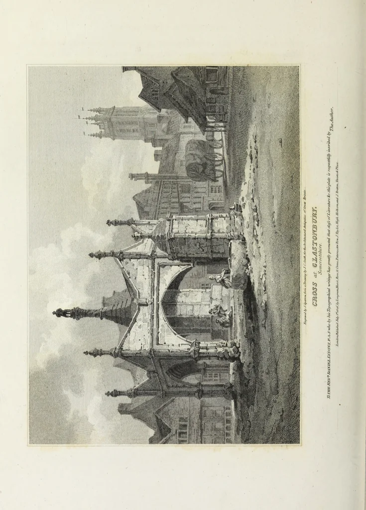 An illustration from The architectural antiquities of Great Britain, represented and illustrated in a series of views, elevations, plans, sections, and details, of various ancient English edifices : with historical and descriptive accounts of each, 1807, leaf 205