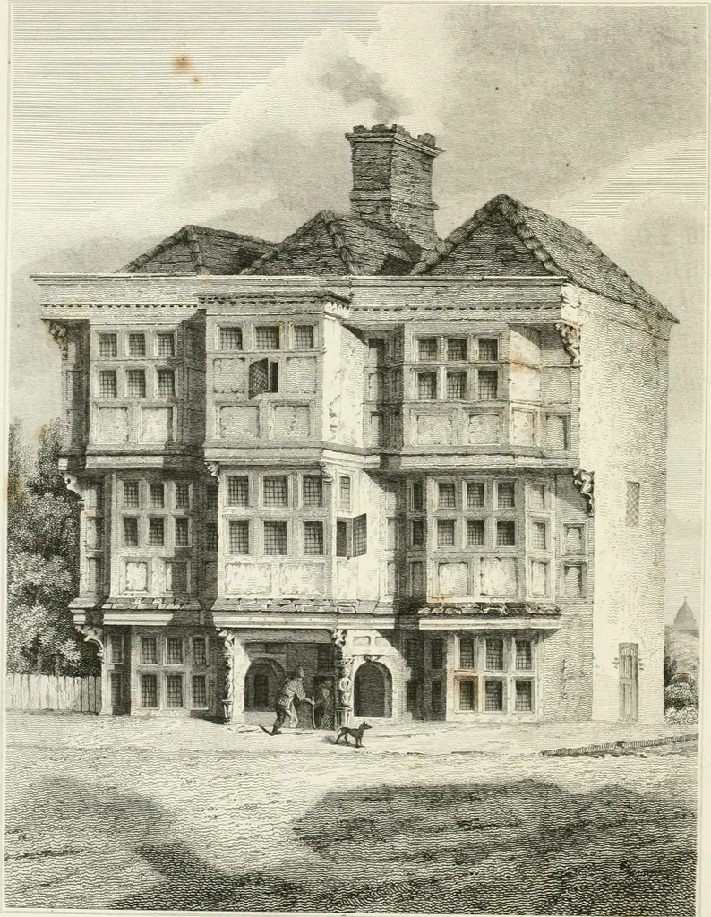 An illustration from The architectural antiquities of Great Britain : represented and illustrated in a series of views, elevations, plans, sections, and details, of various ancient English edifices : with historical and descriptive accounts of each, 1807, leaf 163