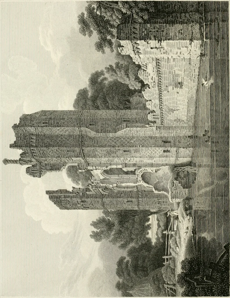 An illustration from The architectural antiquities of Great Britain : represented and illustrated in a series of views, elevations, plans, sections, and details, of various ancient English edifices : with historical and descriptive accounts of each, 1807, leaf 179
