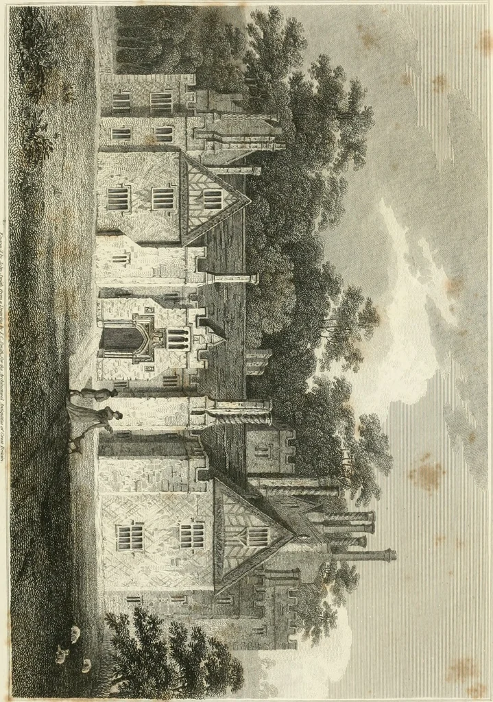 An illustration from The architectural antiquities of Great Britain : represented and illustrated in a series of views, elevations, plans, sections, and details, of various ancient English edifices : with historical and descriptive accounts of each, 1807, leaf 198