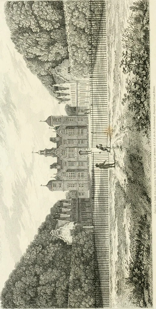 An illustration from The architectural antiquities of Great Britain : represented and illustrated in a series of views, elevations, plans, sections, and details, of various ancient English edifices : with historical and descriptive accounts of each, 1807, leaf 205