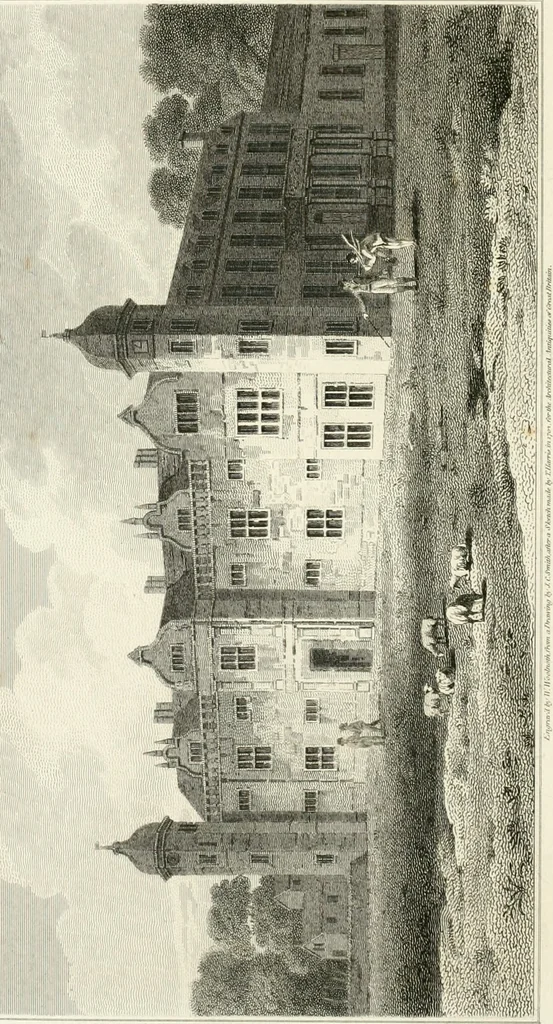 An illustration from The architectural antiquities of Great Britain : represented and illustrated in a series of views, elevations, plans, sections, and details, of various ancient English edifices : with historical and descriptive accounts of each, 1807, leaf 215