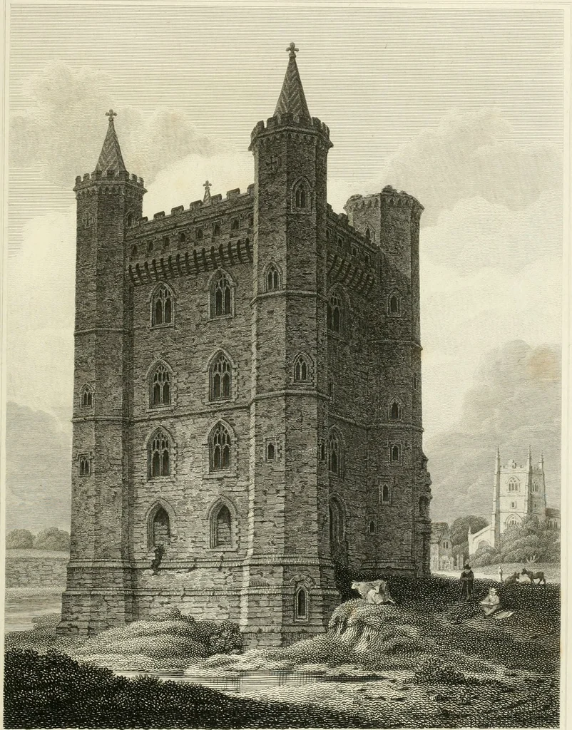 An illustration from The architectural antiquities of Great Britain : represented and illustrated in a series of views, elevations, plans, sections, and details, of various ancient English edifices : with historical and descriptive accounts of each, 1807, leaf 218