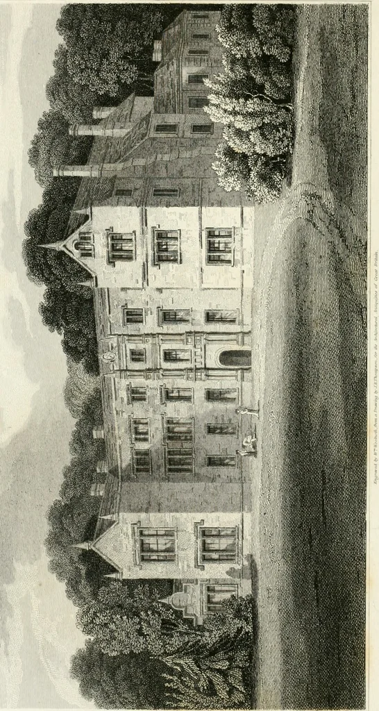 An illustration from The architectural antiquities of Great Britain : represented and illustrated in a series of views, elevations, plans, sections, and details, of various ancient English edifices : with historical and descriptive accounts of each, 1807, leaf 251