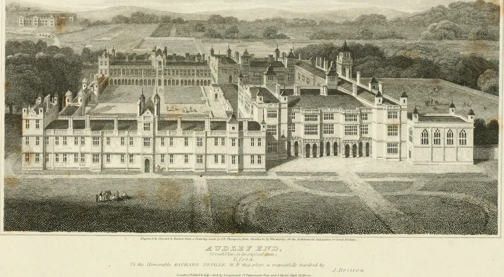 An illustration from The architectural antiquities of Great Britain : represented and illustrated in a series of views, elevations, plans, sections, and details, of various ancient English edifices : with historical and descriptive accounts of each, 1807, leaf 266