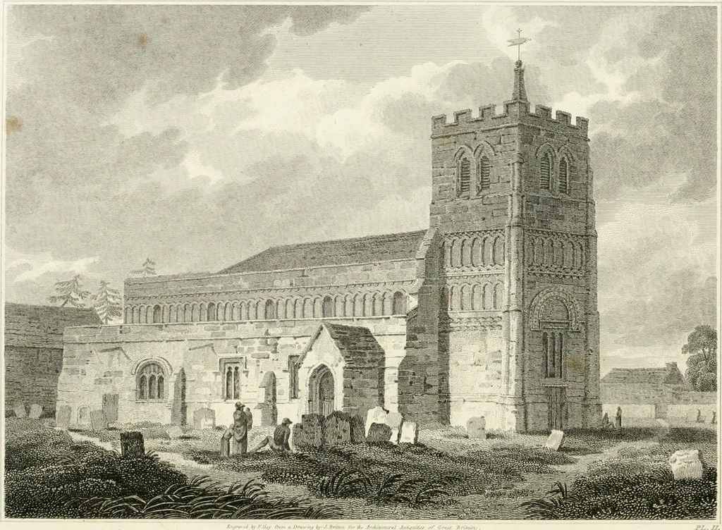 An illustration from The architectural antiquities of Great Britain : represented and illustrated in a series of views, elevations, plans, sections, and details, of various ancient English edifices : with historical and descriptive accounts of each, 1807, leaf 37