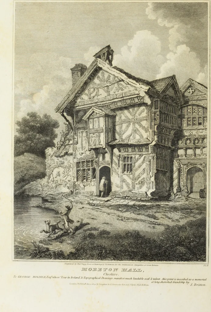 An illustration from The architectural antiquities of Great Britain, represented and illustrated in a series of views, elevations, plans, sections, and details, of various ancient English edifices : with historical and descriptive accounts of each, 1807, leaf 157