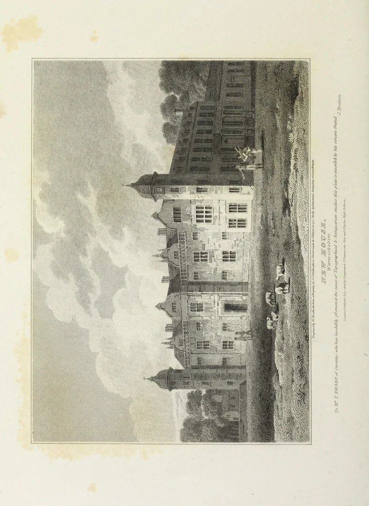 An illustration from The architectural antiquities of Great Britain, represented and illustrated in a series of views, elevations, plans, sections, and details, of various ancient English edifices : with historical and descriptive accounts of each, 1807, leaf 213