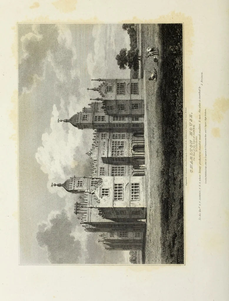 An illustration from The architectural antiquities of Great Britain, represented and illustrated in a series of views, elevations, plans, sections, and details, of various ancient English edifices : with historical and descriptive accounts of each, 1807, leaf 227