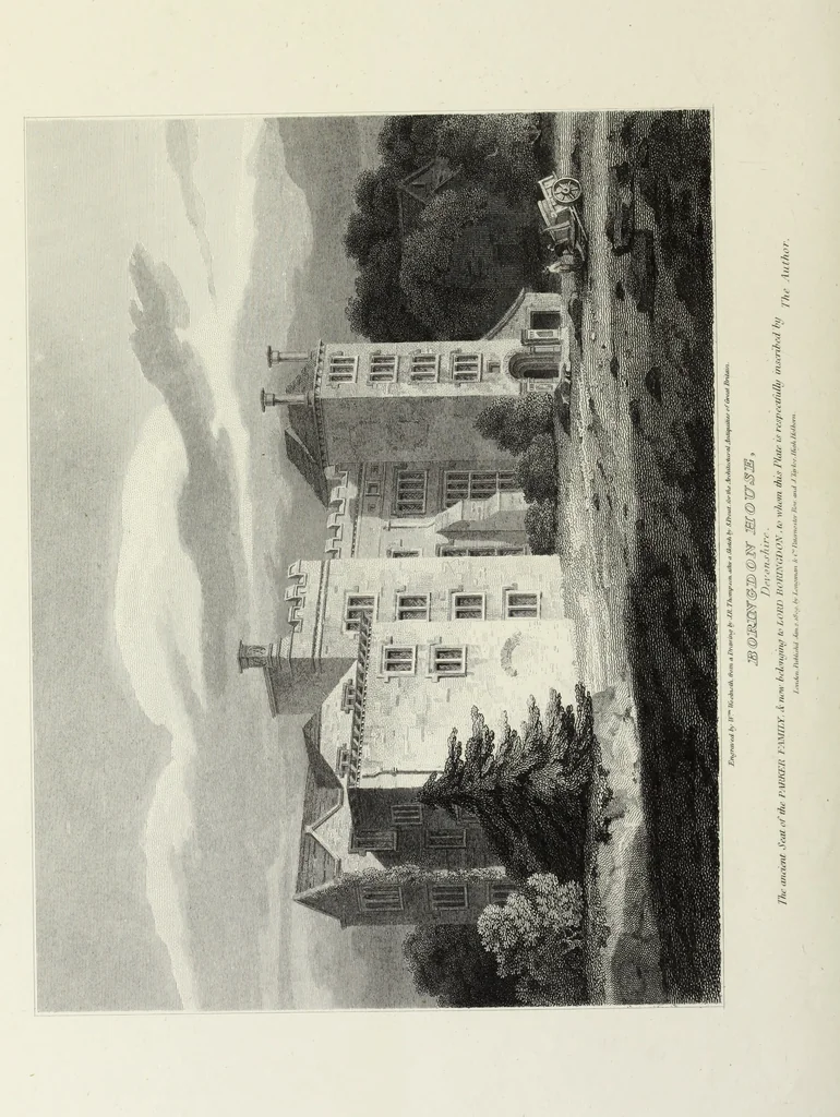 An illustration from The architectural antiquities of Great Britain, represented and illustrated in a series of views, elevations, plans, sections, and details, of various ancient English edifices : with historical and descriptive accounts of each, 1807, leaf 253