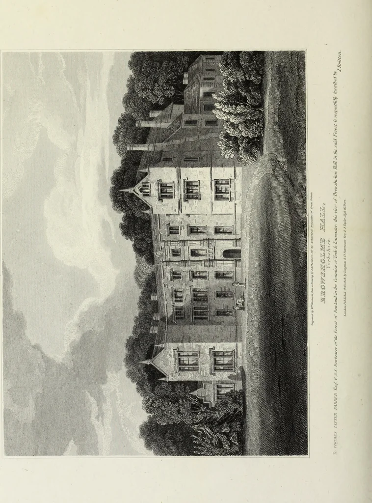 An illustration from The architectural antiquities of Great Britain, represented and illustrated in a series of views, elevations, plans, sections, and details, of various ancient English edifices : with historical and descriptive accounts of each, 1807, leaf 255