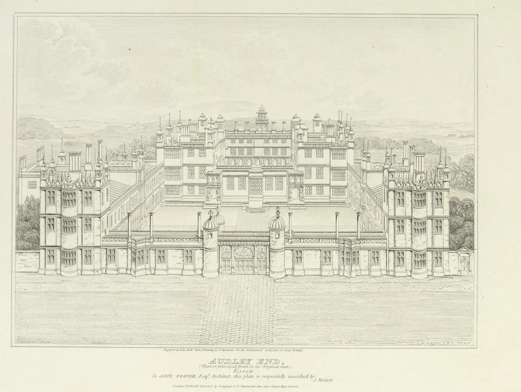 An illustration from The architectural antiquities of Great Britain, represented and illustrated in a series of views, elevations, plans, sections, and details, of various ancient English edifices : with historical and descriptive accounts of each, 1807, leaf 270