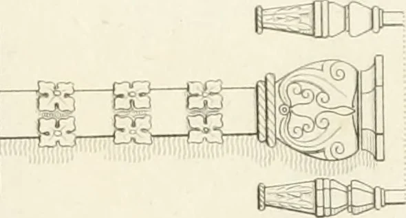 An illustration from The architectural antiquities of Great Britain : represented and illustrated in a series of views, elevations, plans, sections, and details, of various ancient English edifices : with historical and descriptive accounts of each, 1807, leaf 146