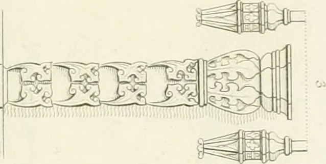 An illustration from The architectural antiquities of Great Britain : represented and illustrated in a series of views, elevations, plans, sections, and details, of various ancient English edifices : with historical and descriptive accounts of each, 1807, leaf 146