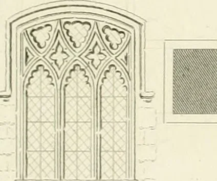 An illustration from The architectural antiquities of Great Britain : represented and illustrated in a series of views, elevations, plans, sections, and details, of various ancient English edifices : with historical and descriptive accounts of each, 1807, leaf 164